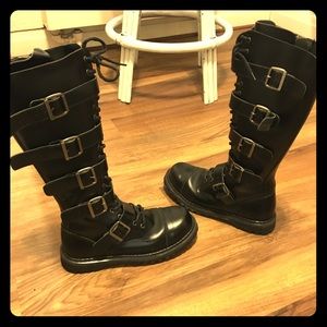Demonia Riot Boots (size 12)